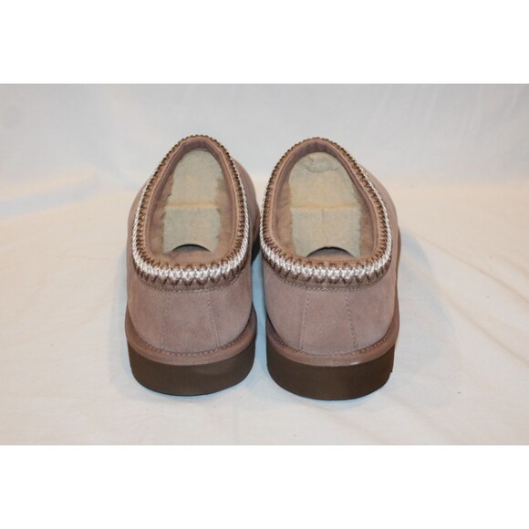 UGG MEN\'S TASMAN SUEDE SHEARLING LINED CLOG SHOES SLIPPERS NIB RUK TAN SZ 16 main image 6